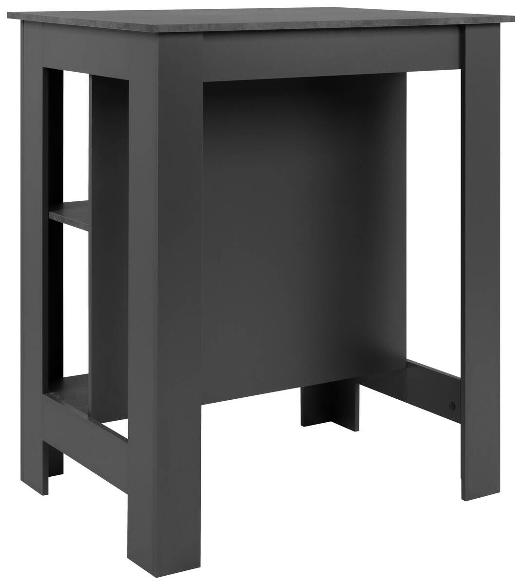 Bartisch Atlanta Schiefergrau Spanplatte B/H/T: ca. 92x106x68 cm