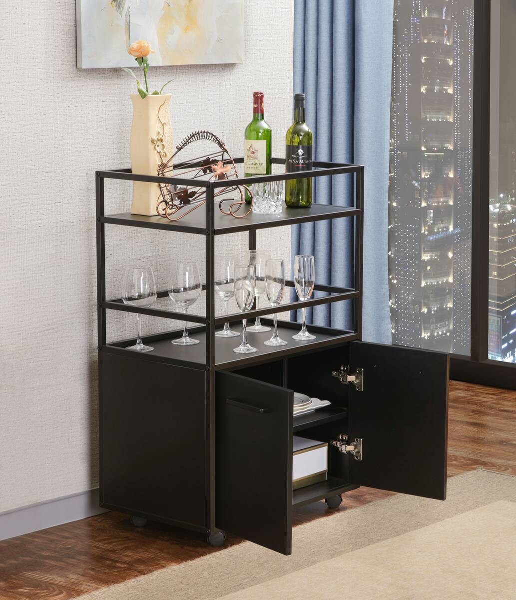 Barwagen Mosaik schwarz Metall B/H/T: ca. 60x94x40 cm Barwagen Mosaik schwarz Metall B/H/T: ca. 60x94x40 cm