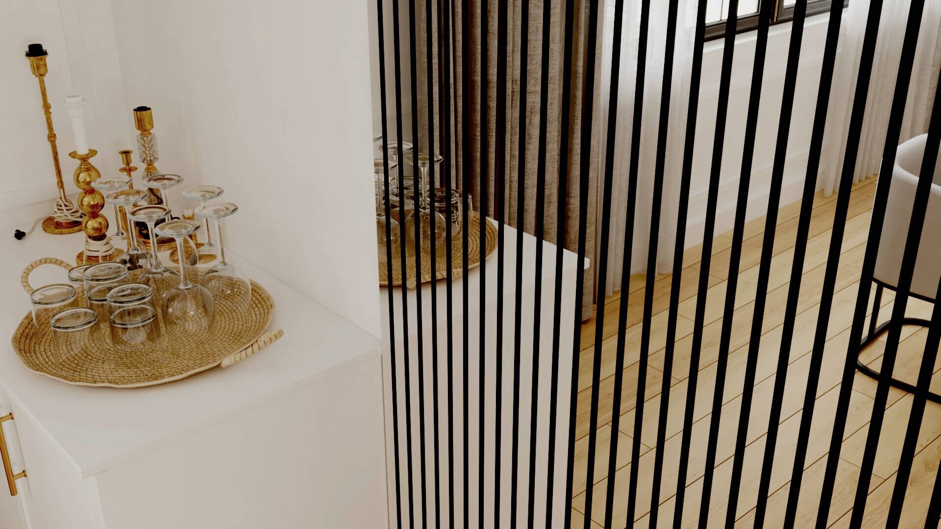 Wand- und Akustikpaneel Akustikpaneel silber L/B/H: ca. 260x60x1,7 cm pro Stück