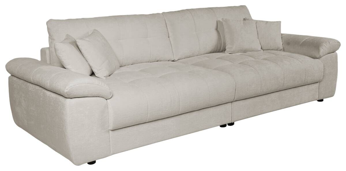 Big Sofa Tema graubraun Microfaser B/H/T: ca. 144x70x183 cm