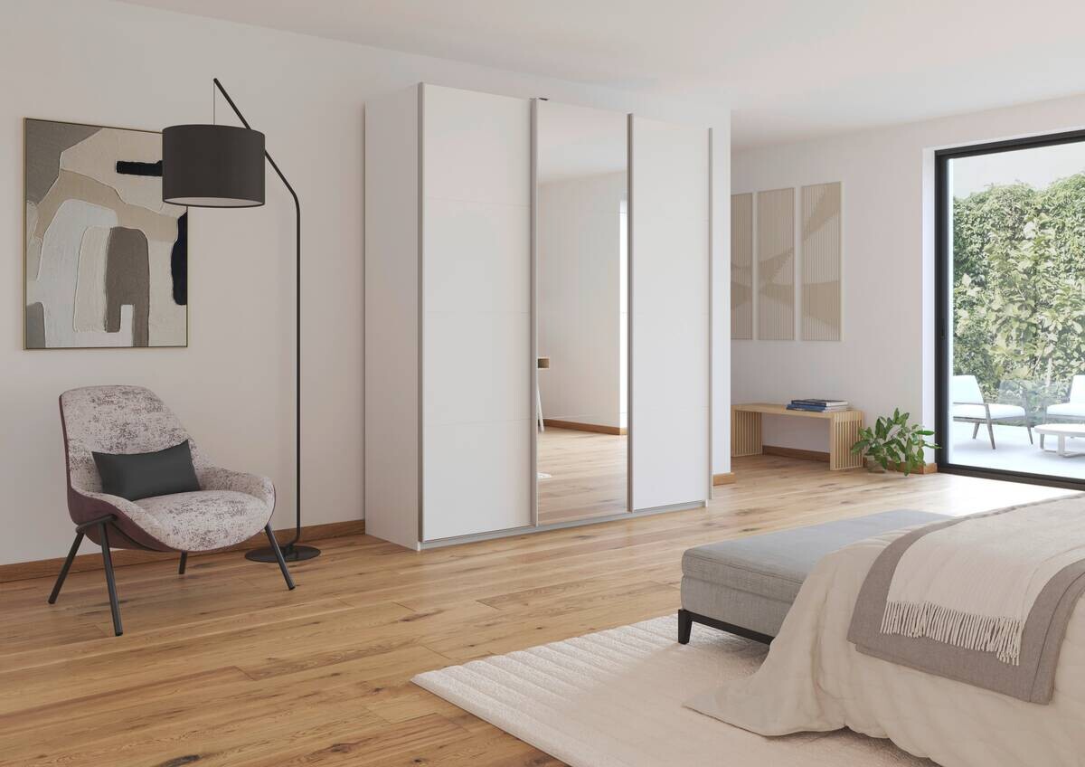 Kleiderschrank Kulmbach Alpinweiß B/H/T: ca. 203x229x62 cm Kleiderschrank Kulmbach Alpinweiß B/H/T: ca. 203x229x62 cm