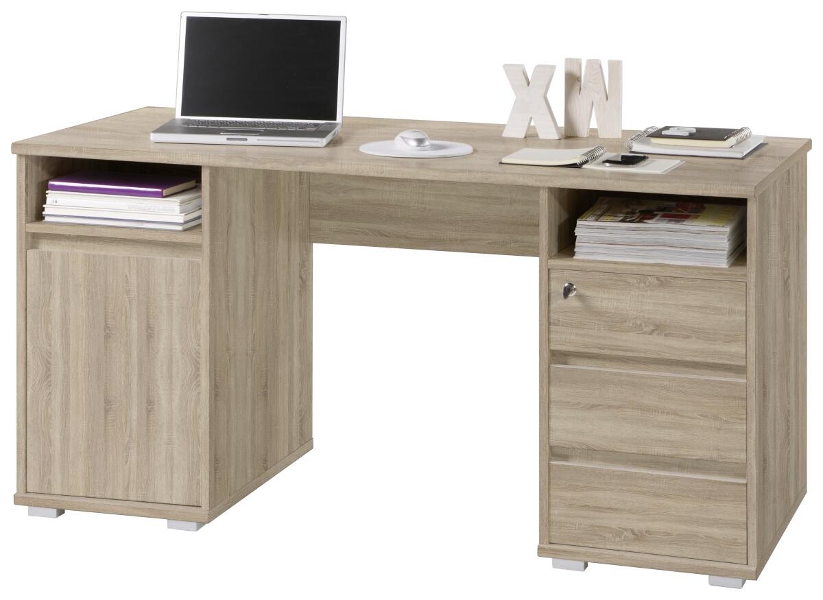 Schreibtisch Primus Eiche Sonoma Nachbildung B/H/T: ca. 145x74x65 cm