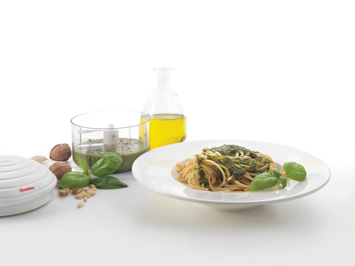 Metaltex Zerkleinerer weiß transparent Kunststoff B/H/T: ca. 13,8x11,4x13,3 cm