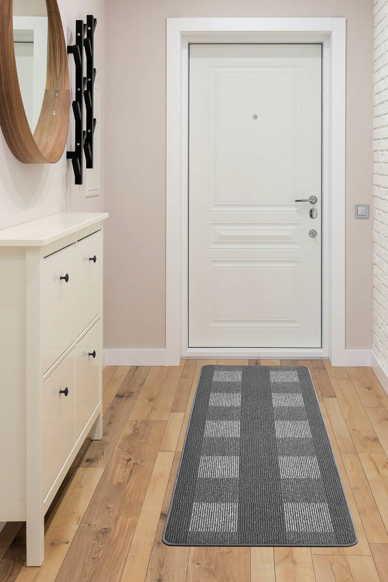 Andiamo Teppich Avallon anthrazit B/L: ca. 67x200 cm