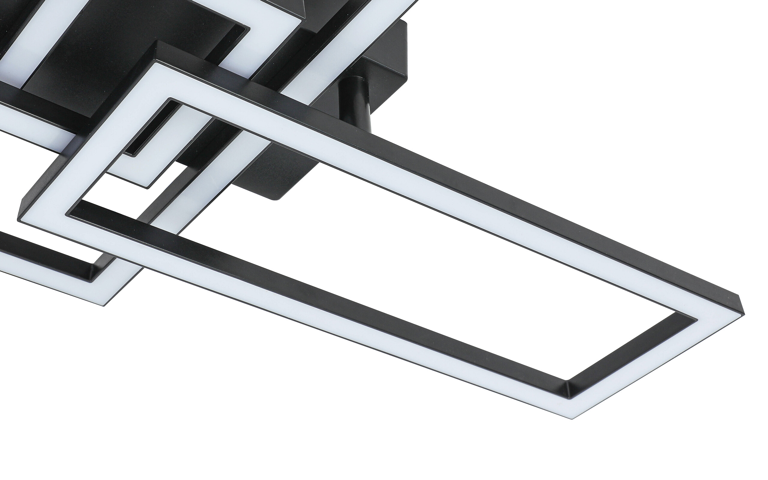 Nolo Deckenleuchte Tahnee schwarz Kunststoff B/H/L: ca. 35x8x64 cm