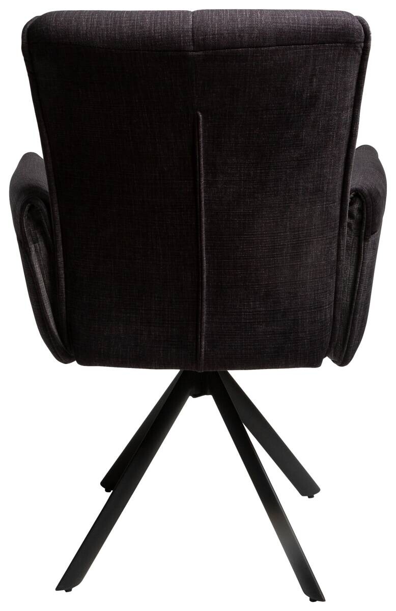 Armlehnstuhl Renate dunkelgrau Samt B/H/T: ca. 59x92x67 cm