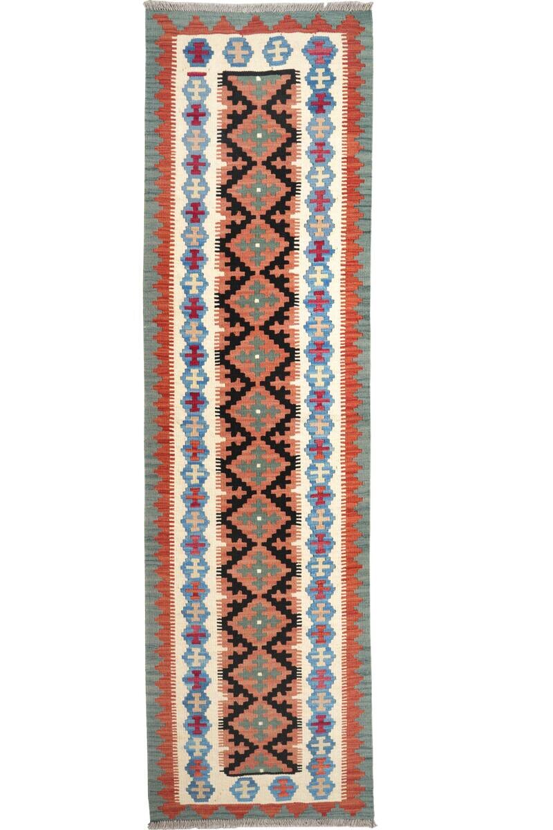 PersaTepp Teppich Kelim Gashgai schwarz B/H/L: ca. 79x1x284 cm