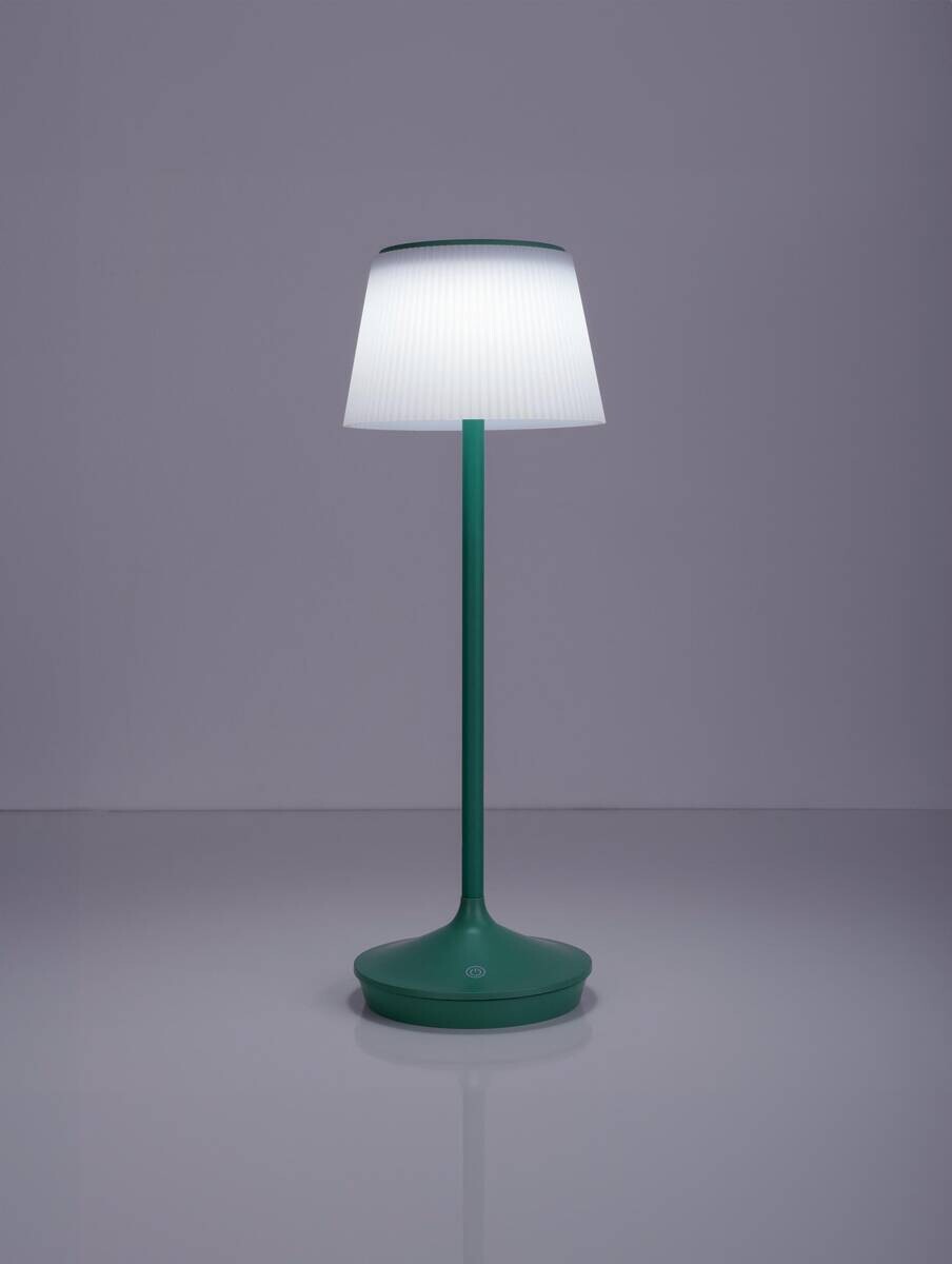 Näve Leuchten Tischleuchte 5310717 grün Kunststoff Metall B/H/T: ca. 13x38x13 cm