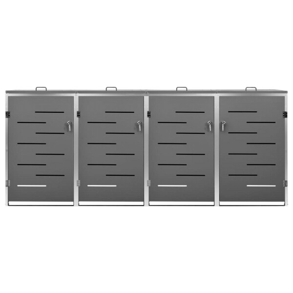 vidaXL Mülltonnenbox anthrazit