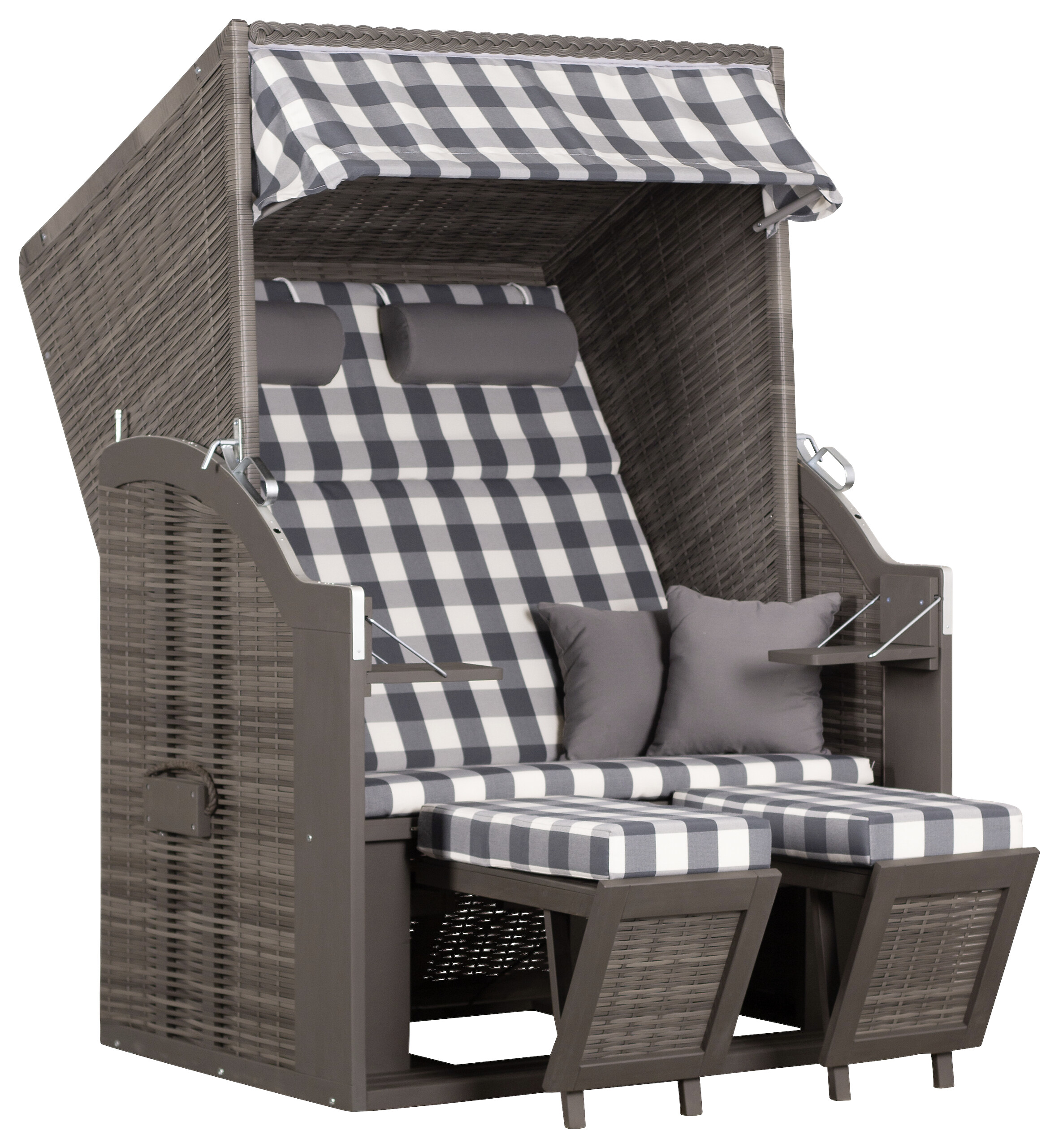 deVries Strandkorb Pure Standard natur Pinie B/H/T: ca. 120x160x80 cm