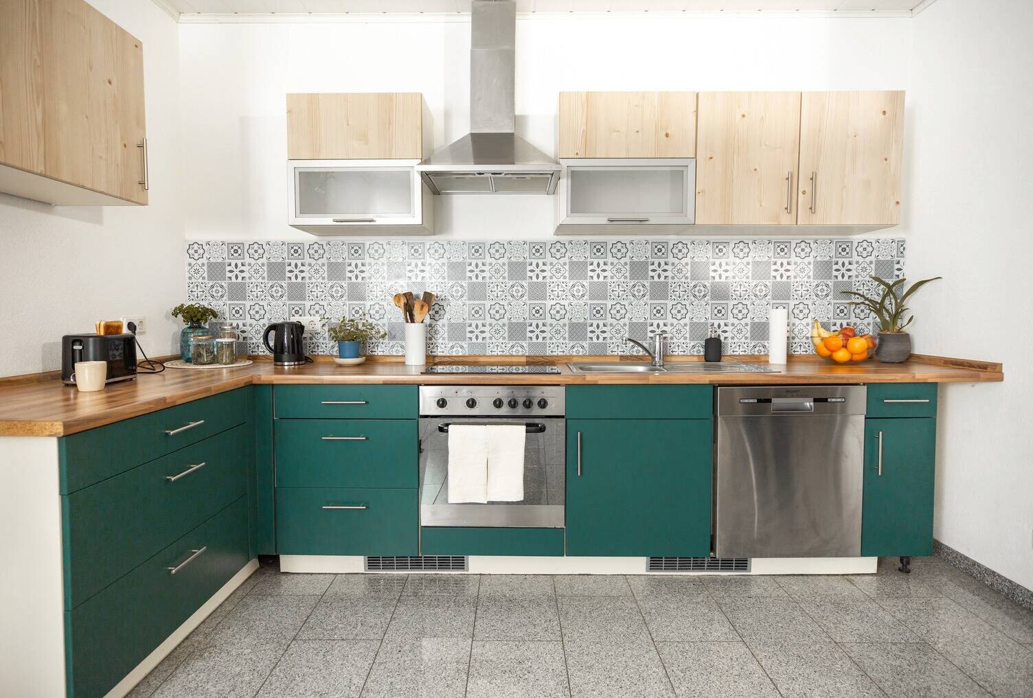 d-c-fix Wandfliese selbstklebend grau B/L: ca. 30,5x30,5 cm