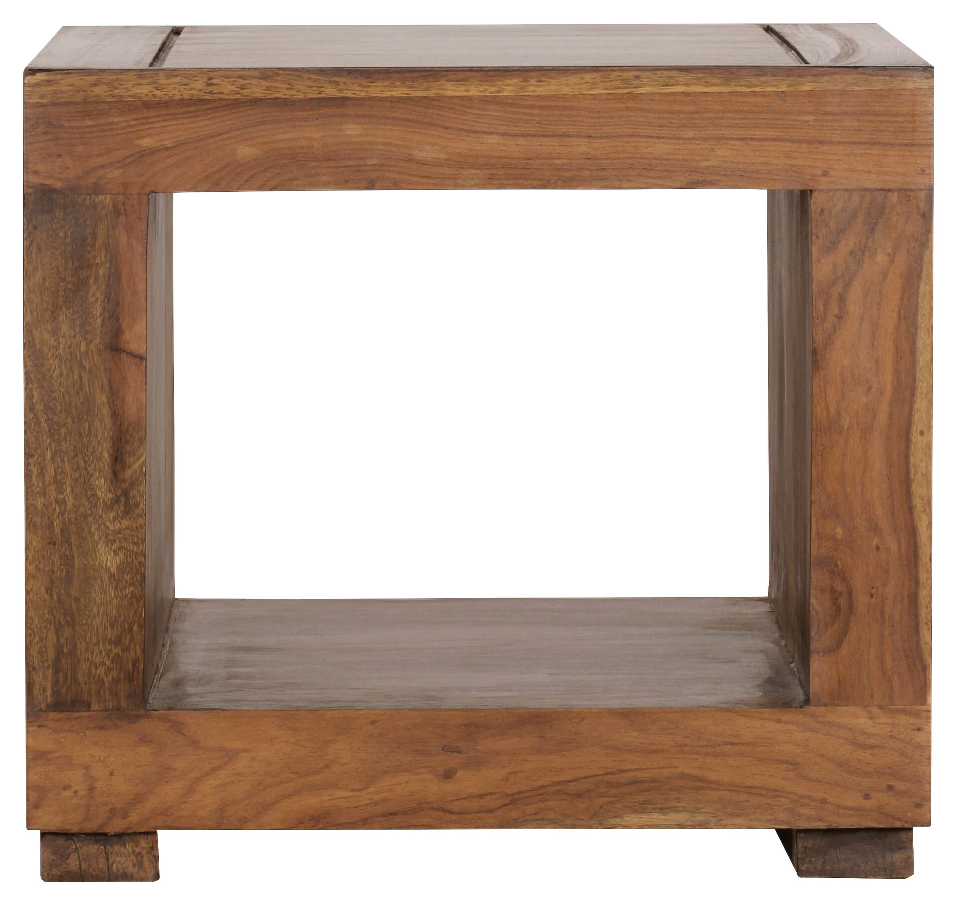 Wohnling Couchtisch natur Echtholz B/H/T: ca. 50x45x50 cm