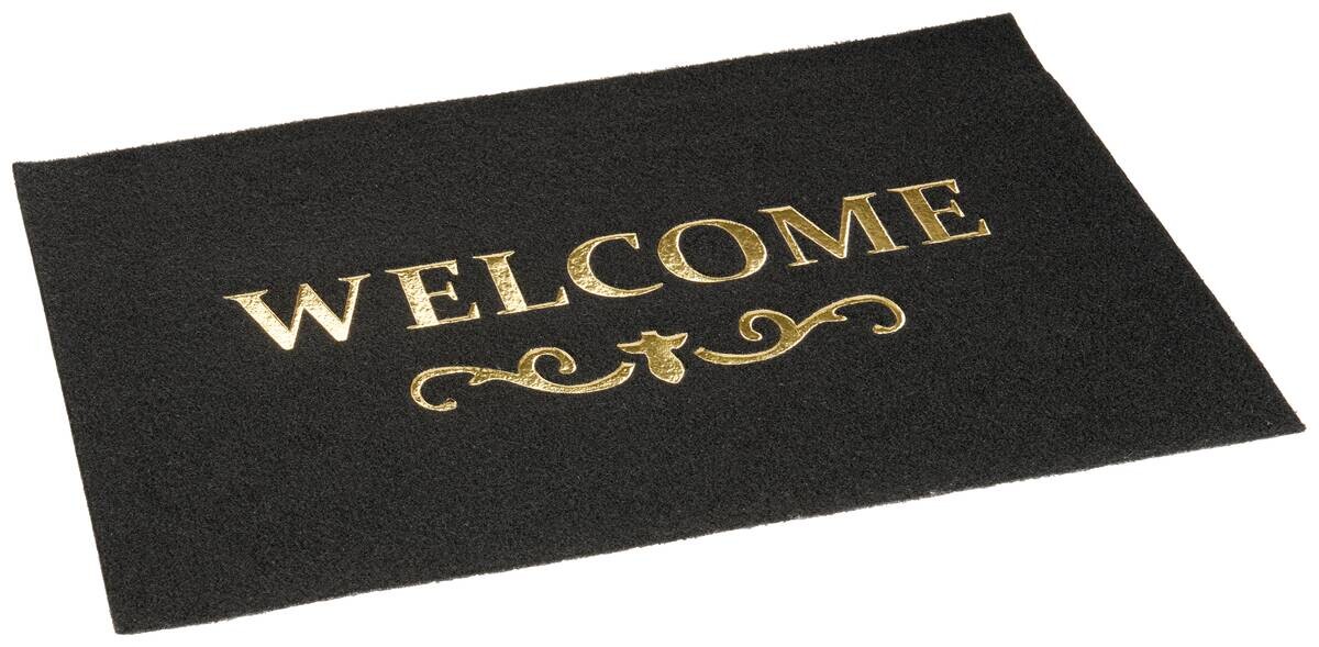 Andiamo Fußmatte Sparkle gold B/L: ca. 40x60 cm