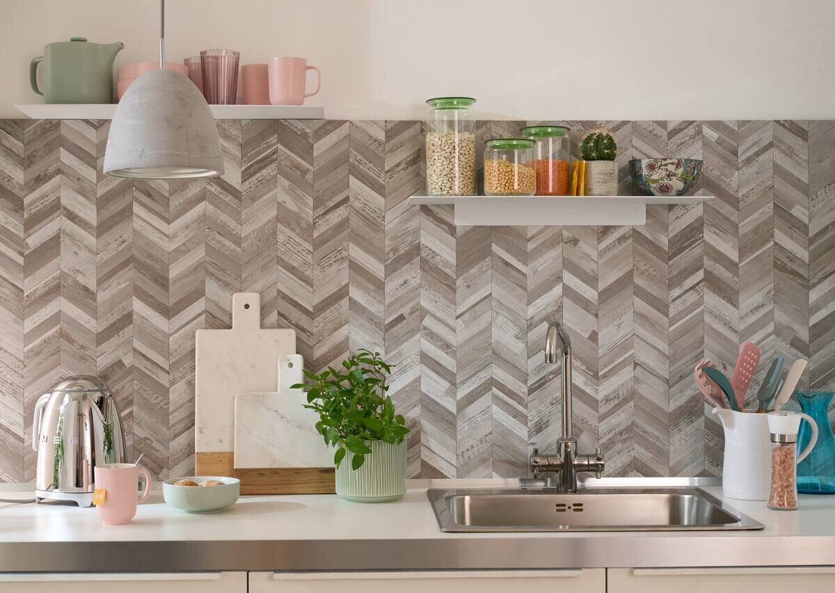 Wandfliesen grau B/L: ca. 25,3x29,7 cm