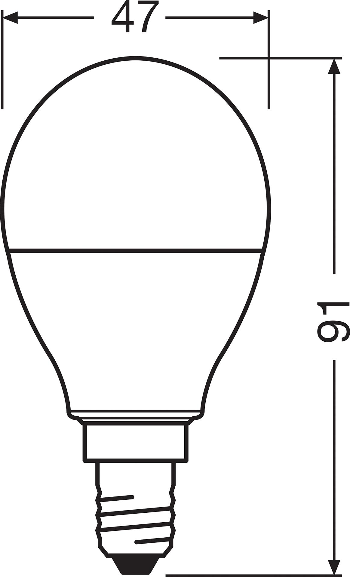 OSRAM Tropfenlampe AC45048 E14