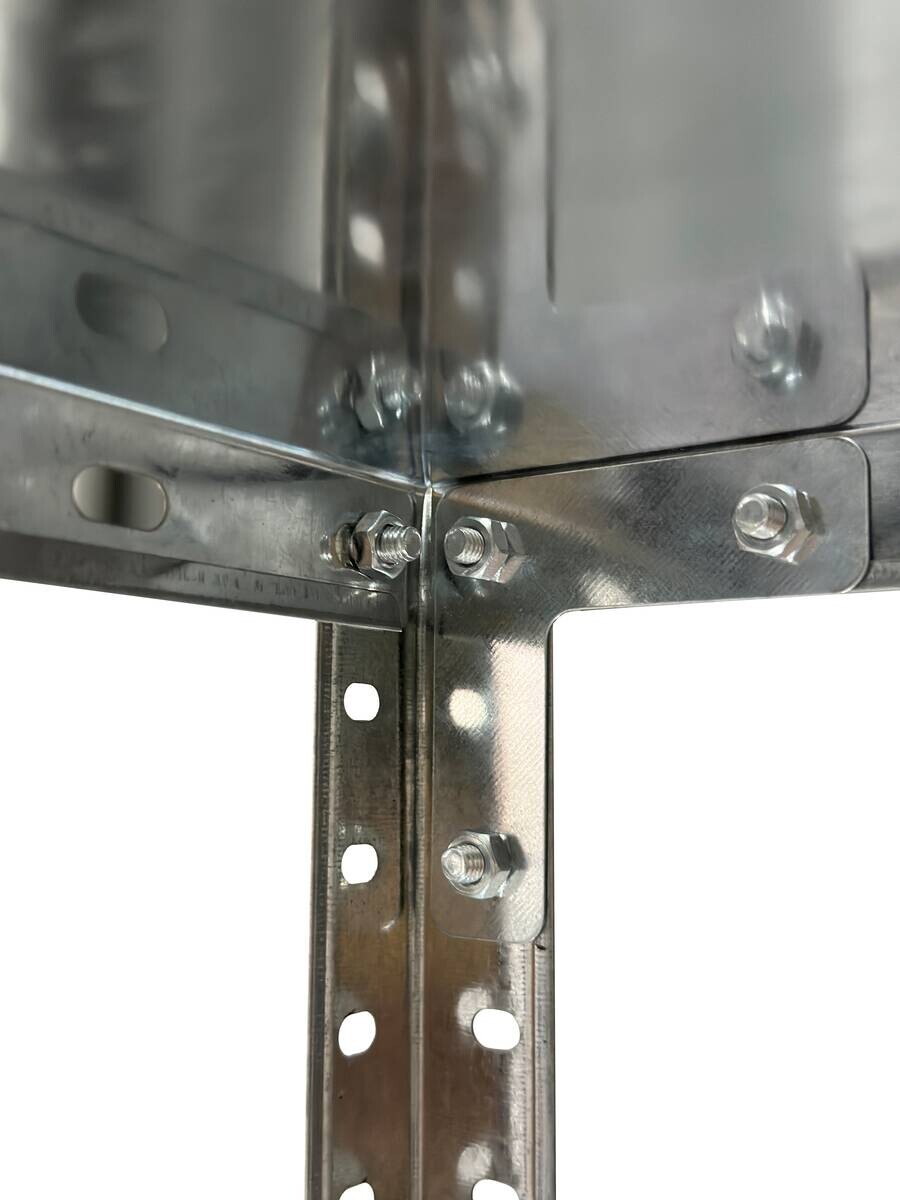 Schwerlaststeckregal verzinkt B/H/T: ca. 75x150x40 cm