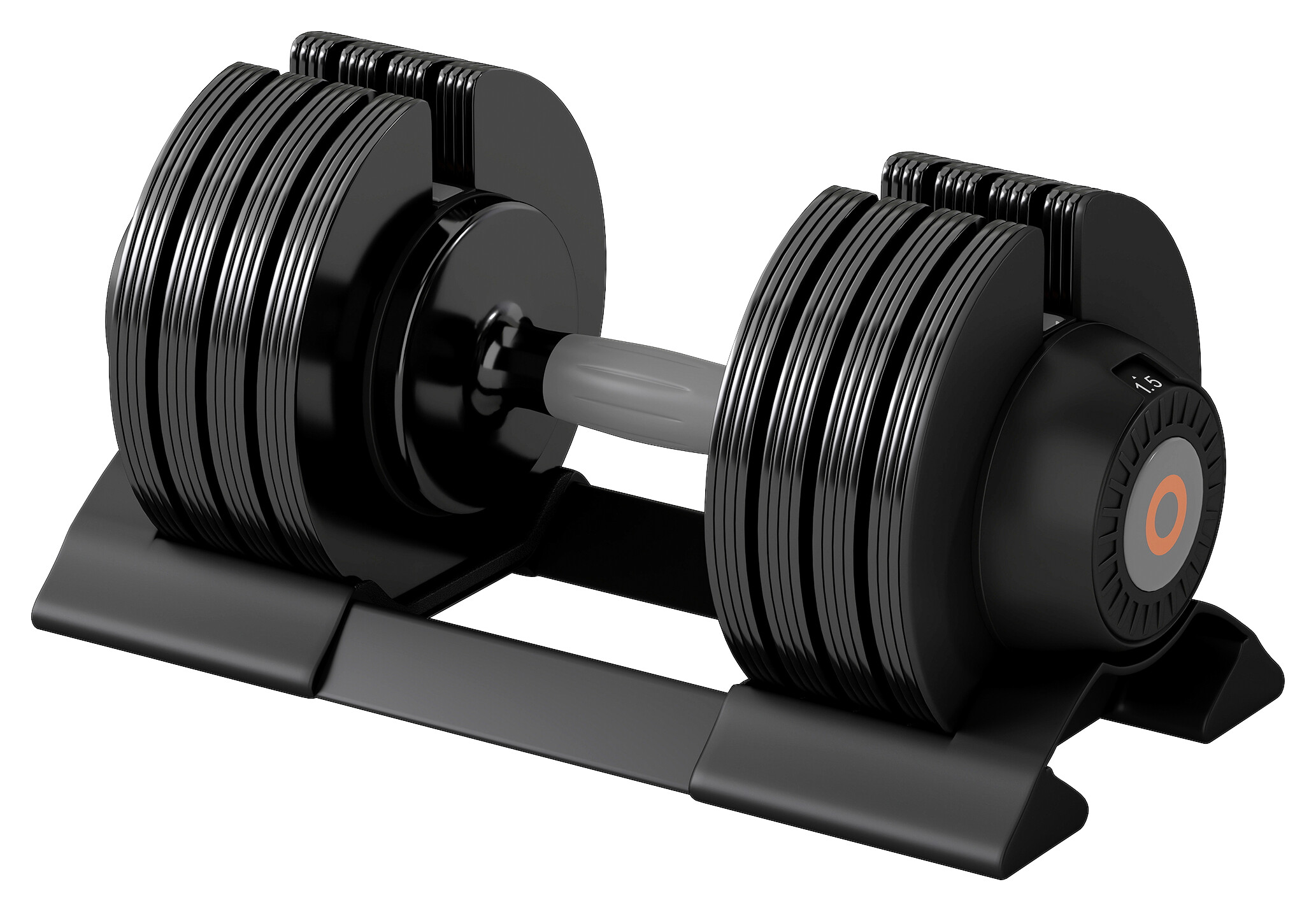 SPORTNOW Hanteln schwarz Kunststoff B/H/L: ca. 18x18x37 cm