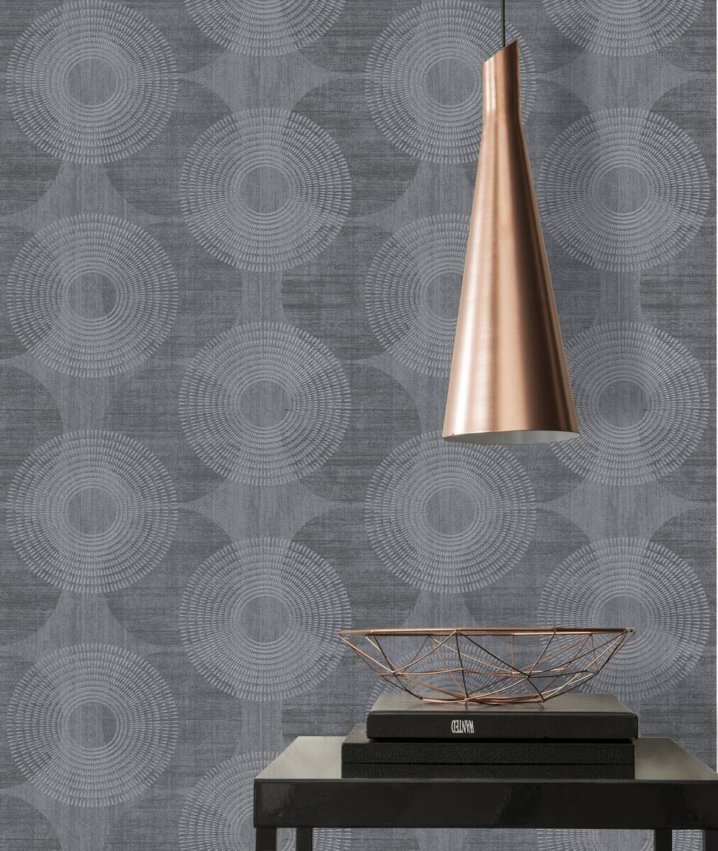 A.S.Creation Vliestapete Attractive Punkte schwarz B/L: ca. 53x1005 cm