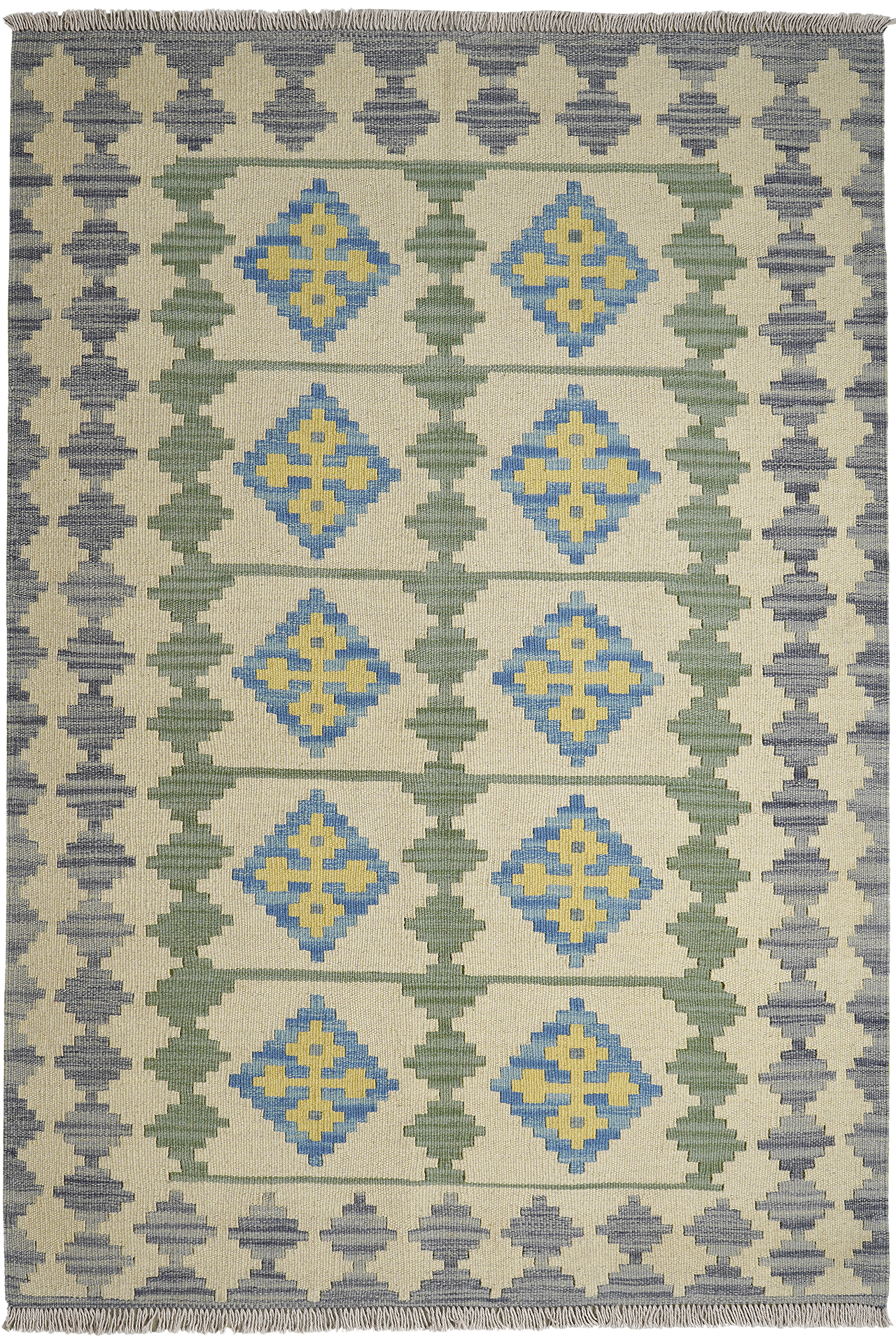 PersaTepp Teppich Kelim Gashgai blau B/H/L: ca. 117x1x172 cm PersaTepp Teppich Kelim Gashgai blau B/H/L: ca. 117x1x172 cm