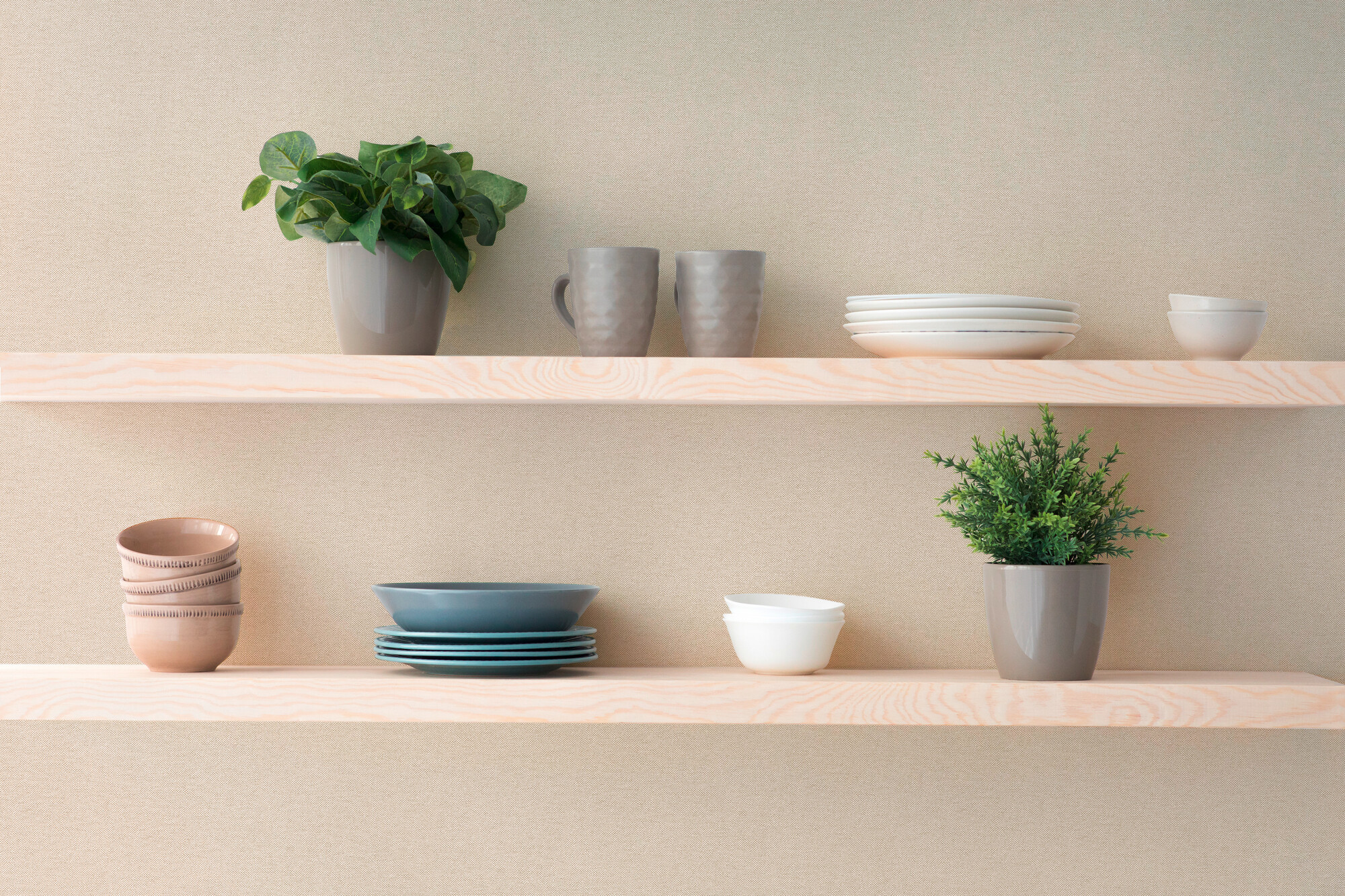 A.S.Creation Vliestapete beige weiß braun B/H/D: ca. 53x1005x9,3 cm