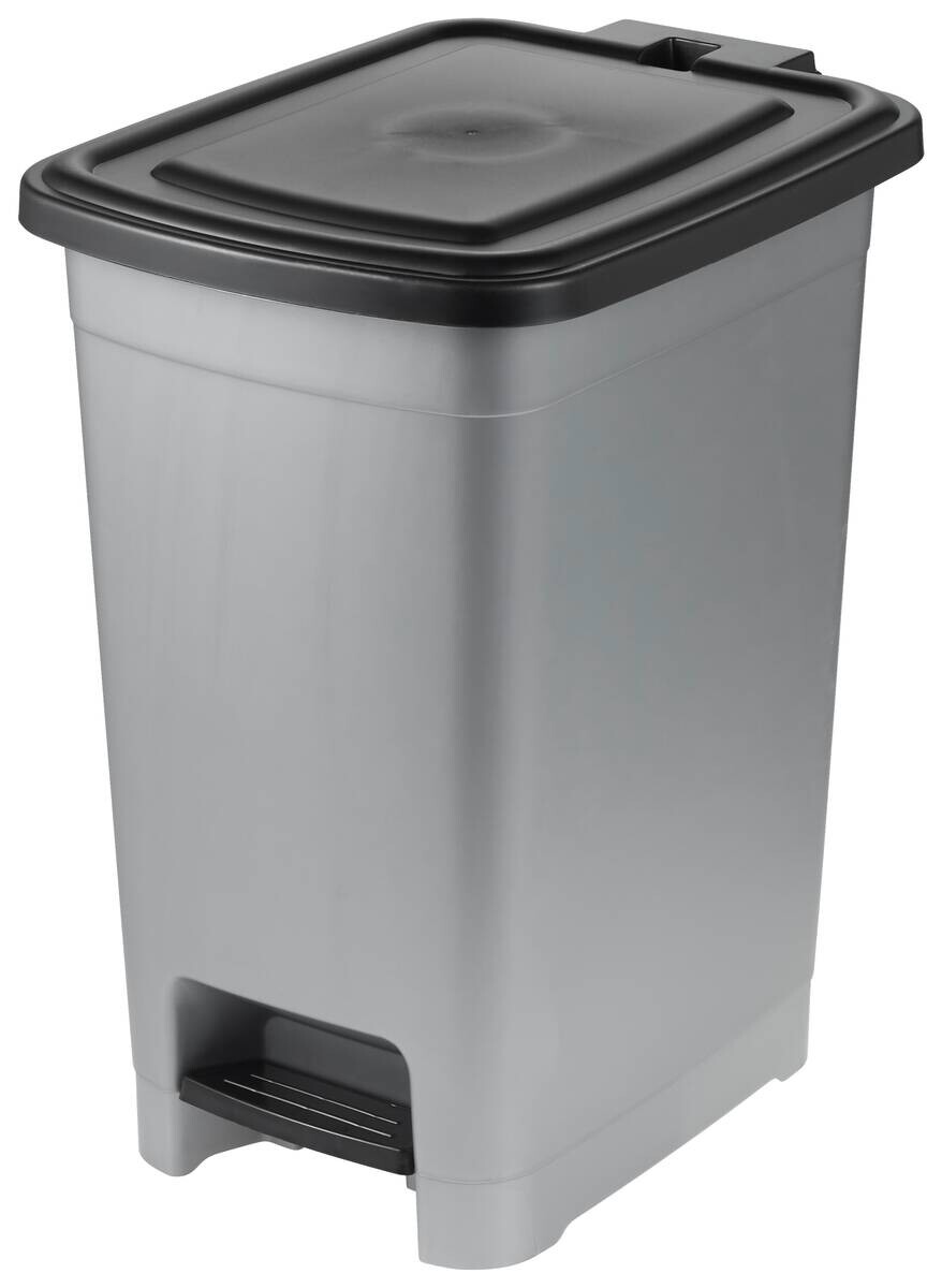 keeeper Treteimer olaf silber B/H/L: ca. 36,5x44x27 cm