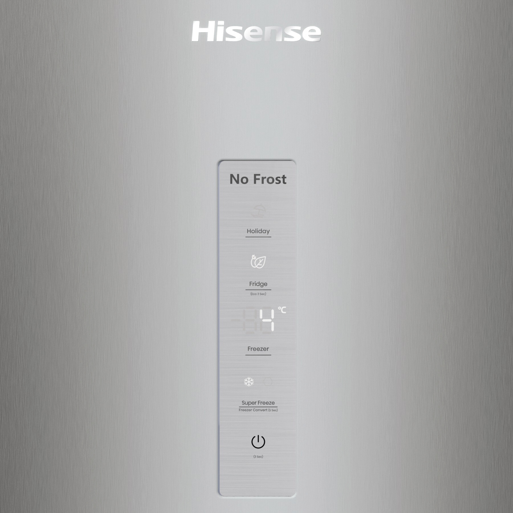 Hisense Kühl-/Gefrierkombination RM469N4ACD Silbergrau