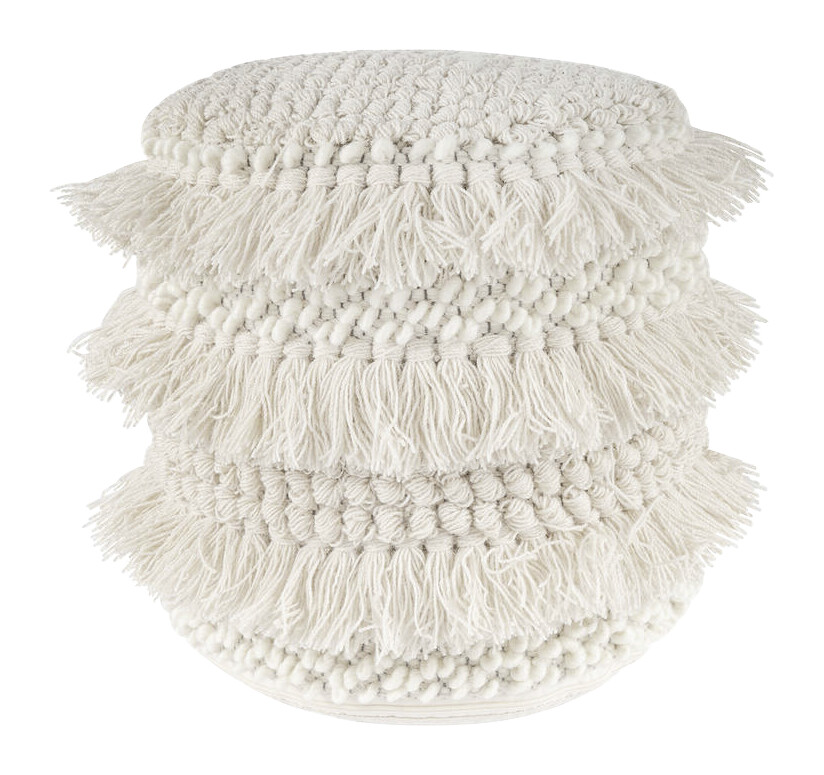 360 Living Hocker Bohist 300 natur H/D: ca. 35x35 cm