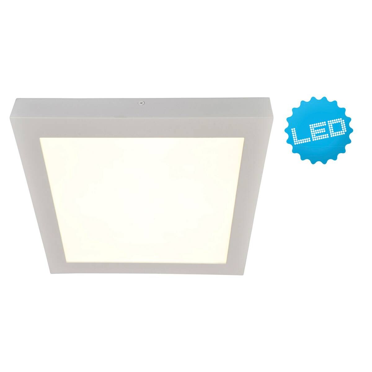 Näve Leuchten LED-Panel 1152426 weiß Kunststoff Metall B/H/T: ca. 22x3,9x22 cm 1 Brennstellen