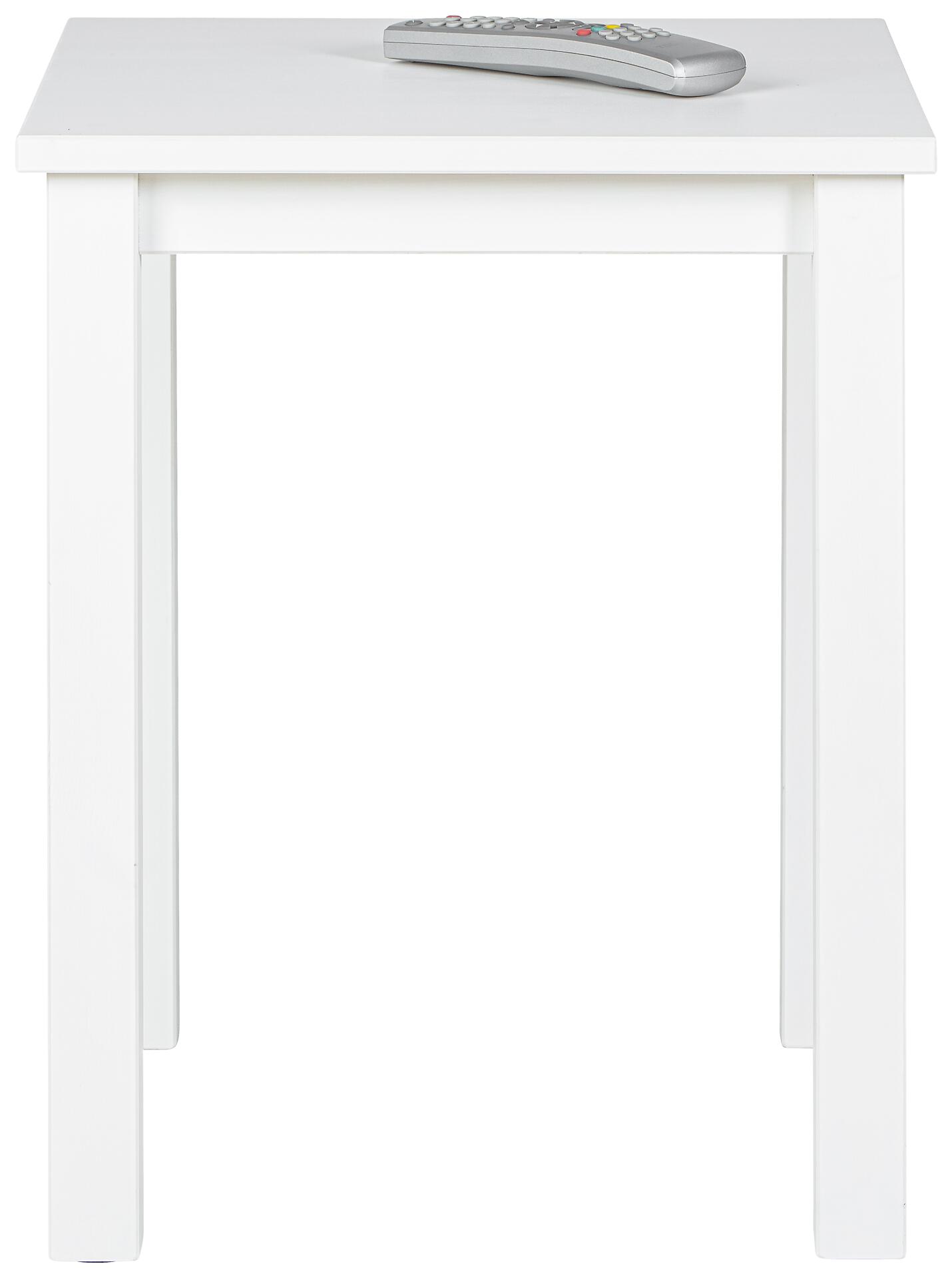 Beistelltisch Asgar weiß B/H/T: ca. 45x55x45 cm