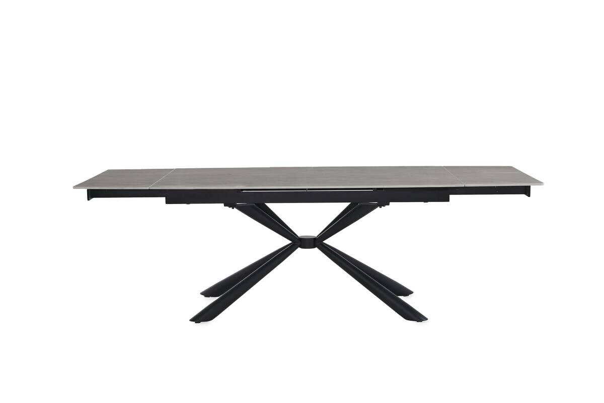 Esstisch grau Stone Optik B/H/T: ca. 160x76x90 cm