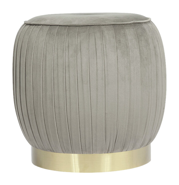 360 Living Hocker Lilje 101 grau H/D: ca. 42x43 cm