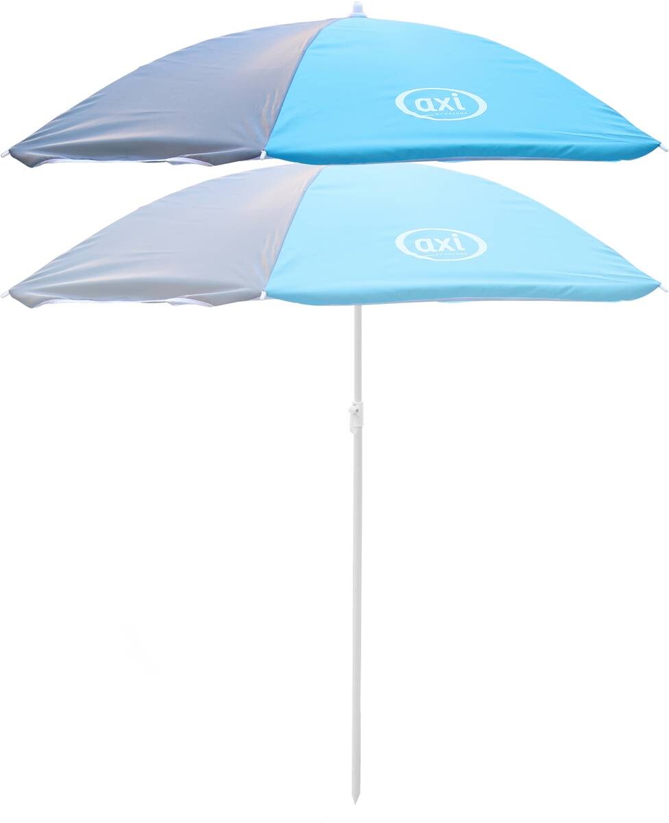 AXI Sonnenschirm grau Kunststoff H/D: ca. 175x125 cm