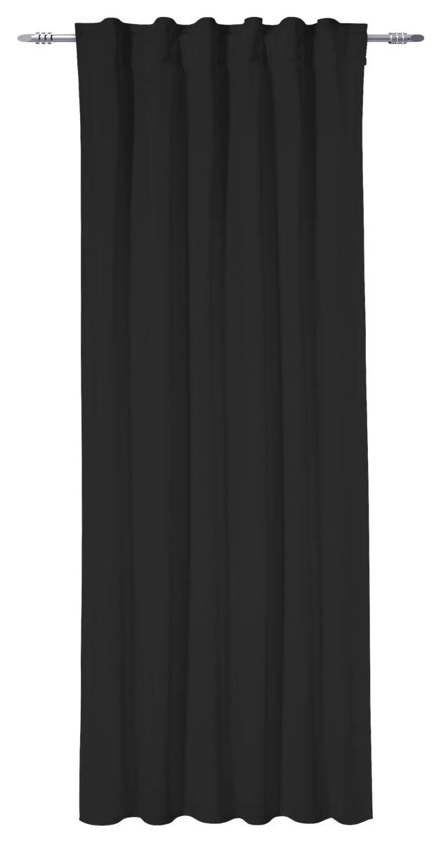 Thermovorhang Kiruna schwarz B/L: ca. 140x245 cm