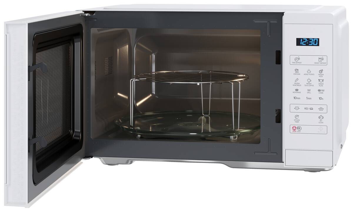 Sharp Mikrowelle mit Grill YC-MG252AE-C weiß Kunststoff B/H/T: ca. 47,2x28x34,5 cm