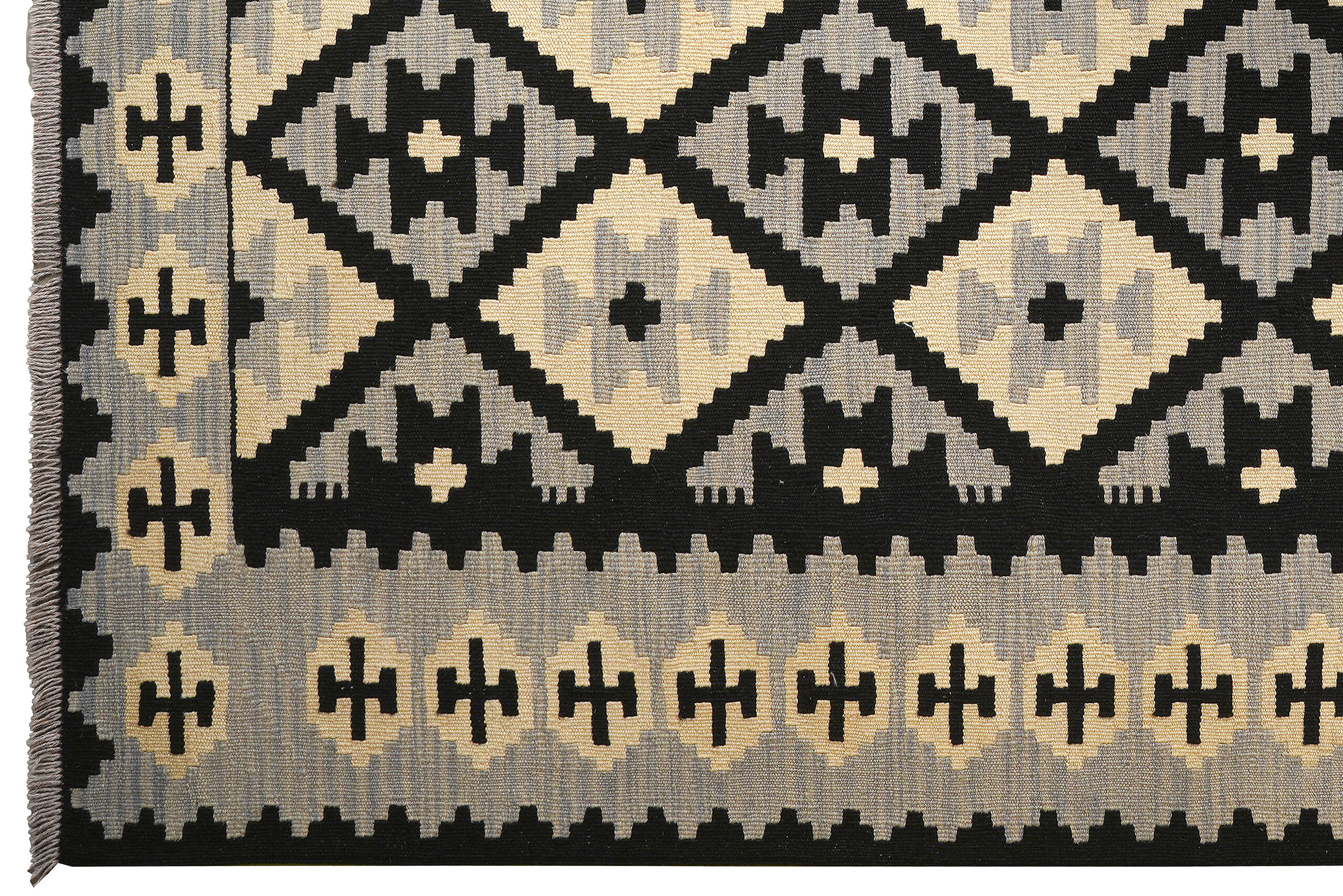 PersaTepp Teppich Kelim Gashgai grau B/H/L: ca. 173x1x240 cm