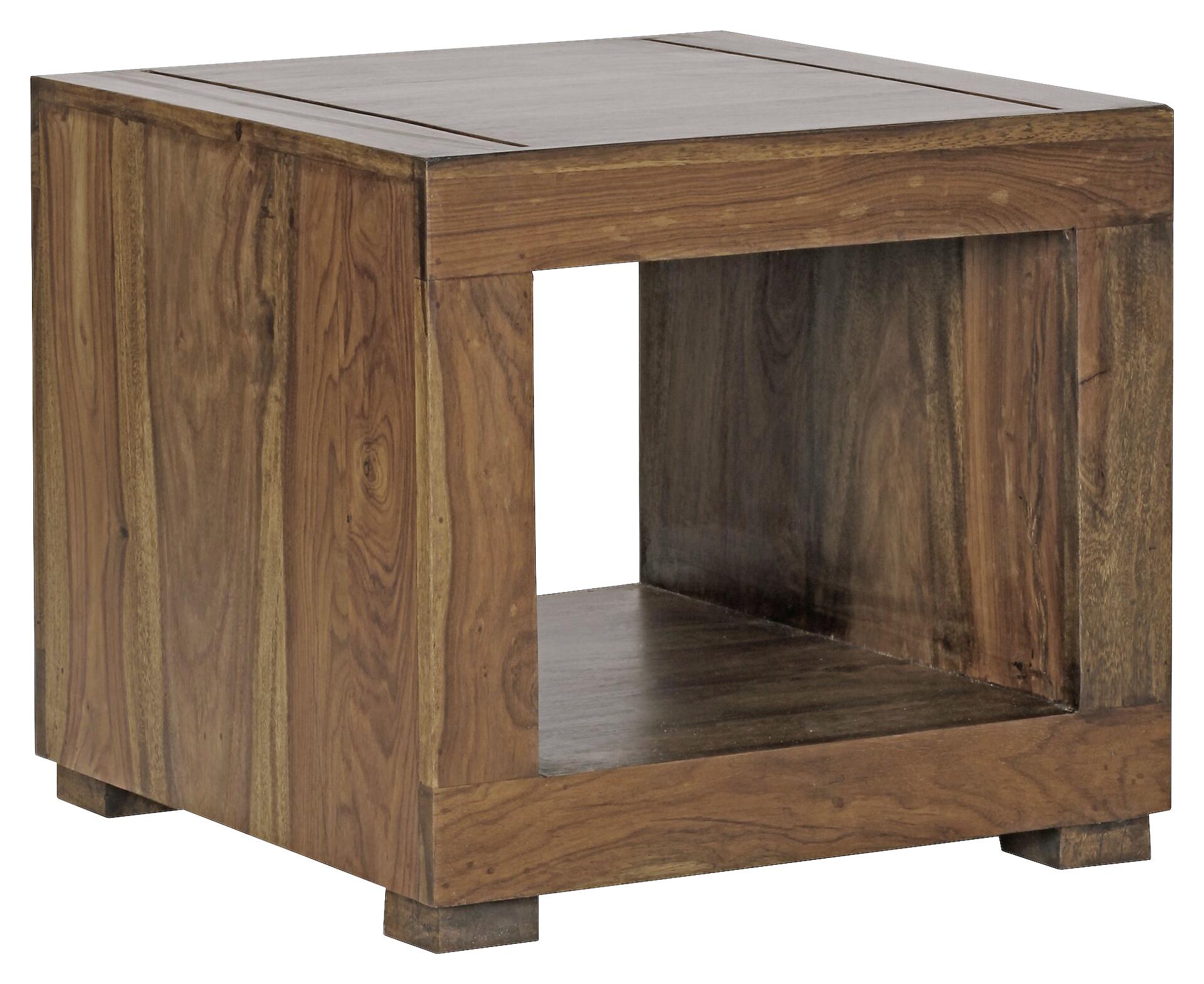 Wohnling Couchtisch natur Echtholz B/H/T: ca. 50x45x50 cm