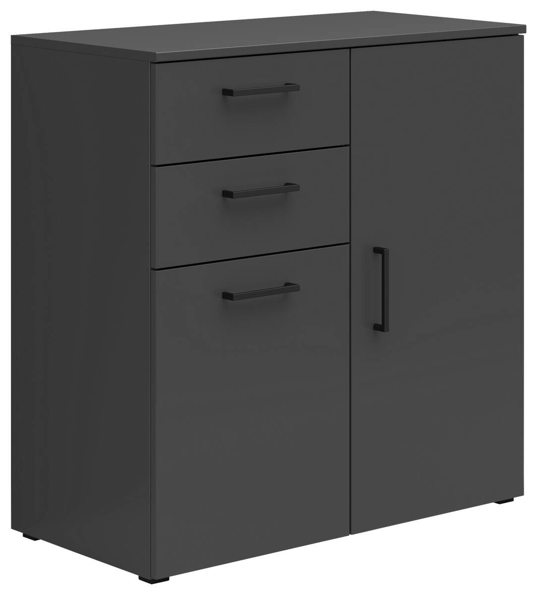 Kommode Multi-Stauraum Typ 26 anthrazit B/H/T: ca. 80x83x40 cm