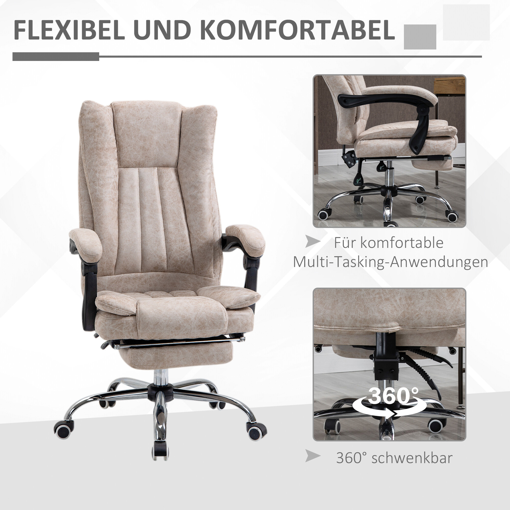 Drehstuhl 921-420 beige