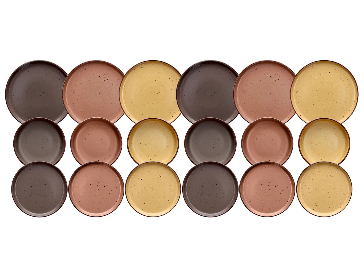 TOGNANA Tafelservice URBAN BRUGES bunt Steinzeug 18 tlg.