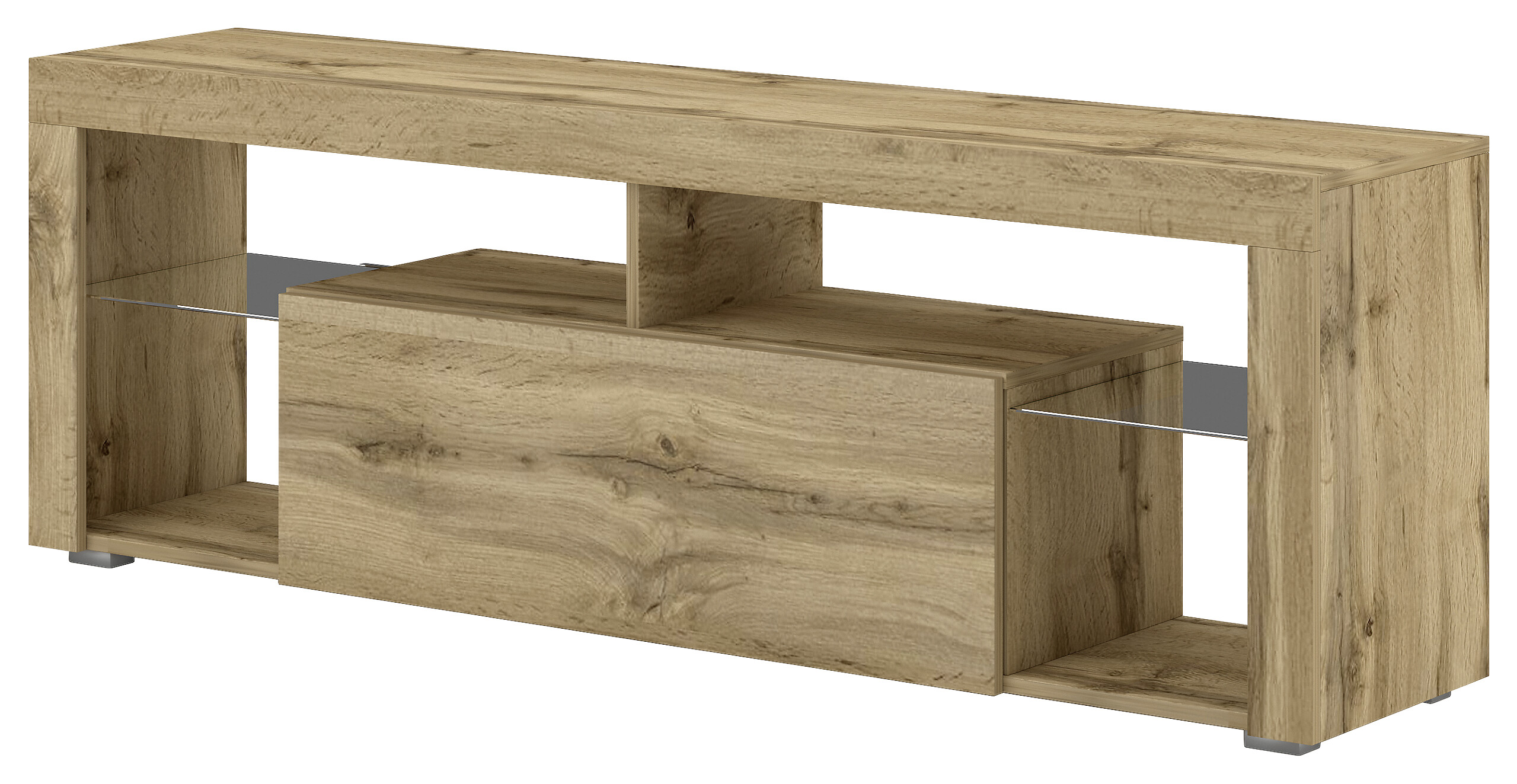 TV-Board Everest Eiche Wotan Nachbildung B/H/T: ca. 140x50x35 cm