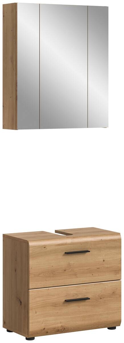 Badezimmer-Set Ice Artisan Oak Nachbildung B/H/T: ca. 60x185x30 cm