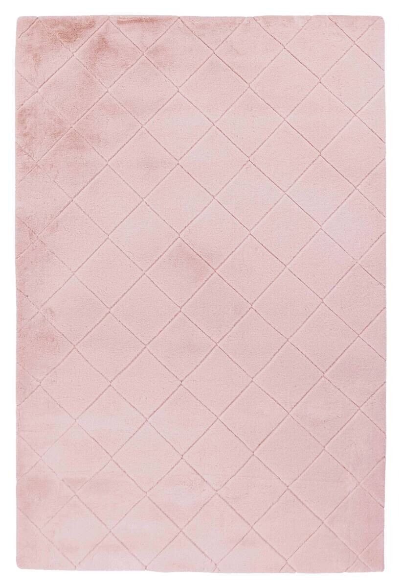 Padiro Hochflorteppich Imala 125 rosa B/H/L: ca. 200x3x290 cm