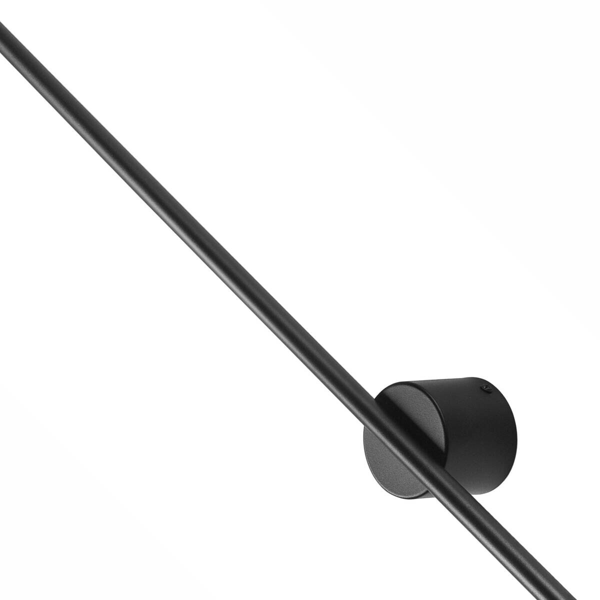 Lamkur LED-Wandleuchte Lana schwarz Metall H/L: ca. 120x7 cm 1 Brennstellen