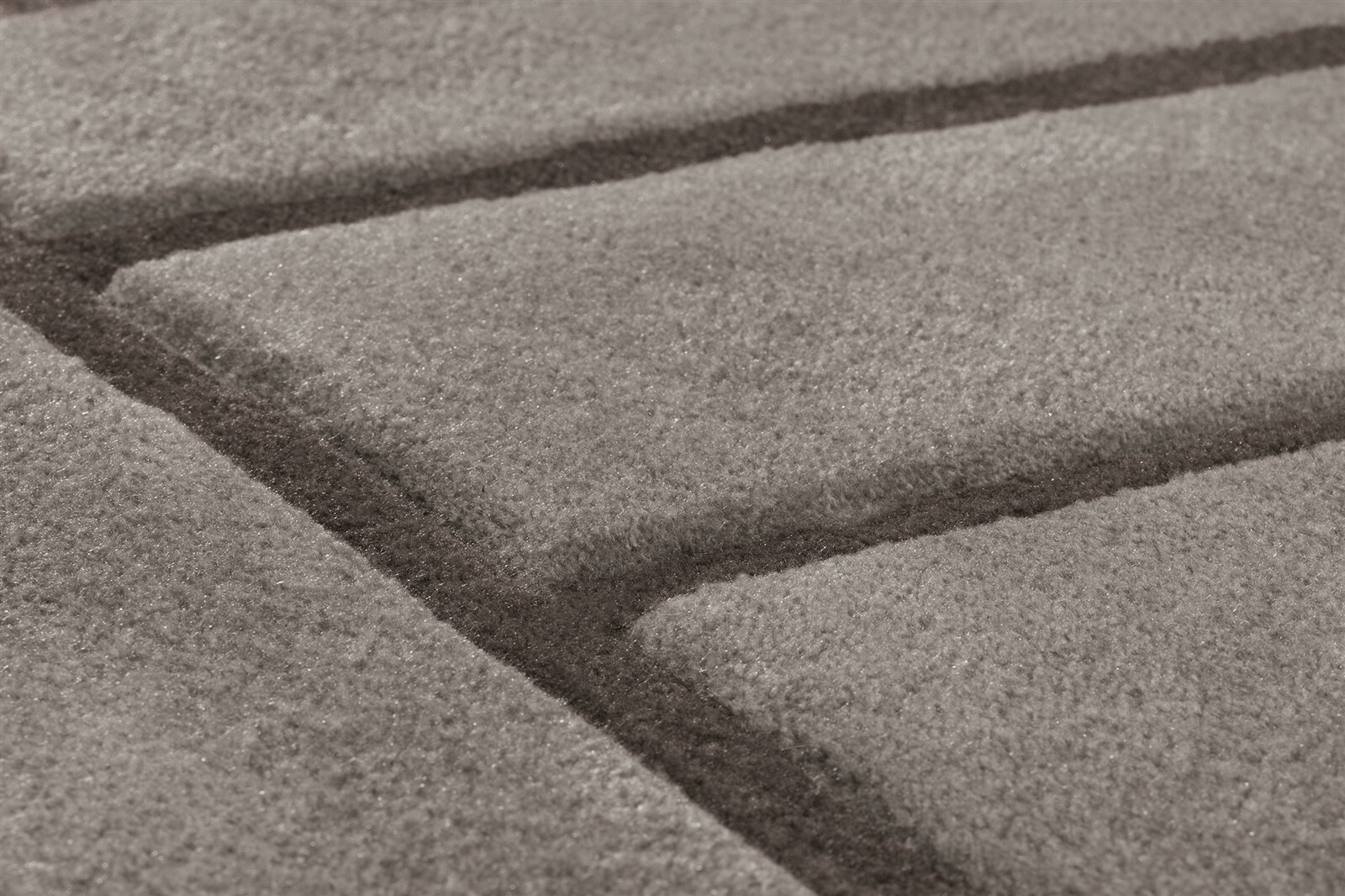 Arte Espina Kurzflorteppich Cool 5055 grau B/L: ca. 120x180 cm