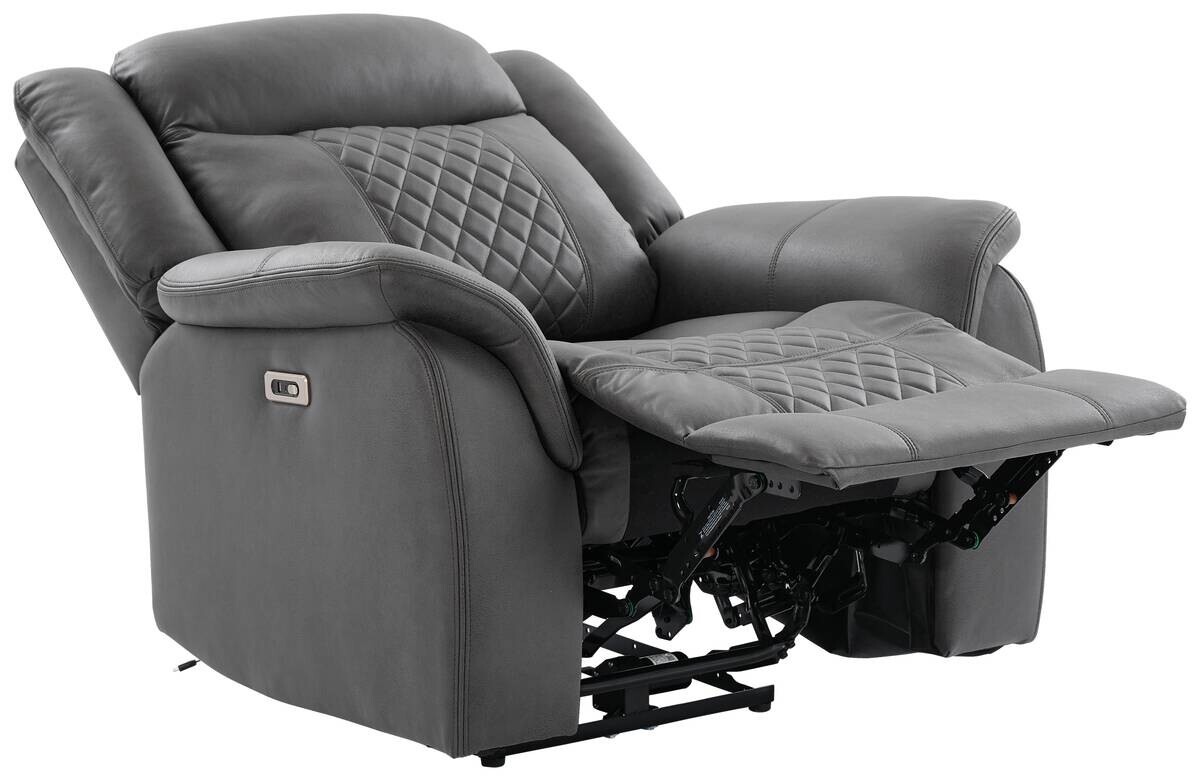 Sessel Pedro grau Microfaser B/H/T: ca. 103x108x94 cm