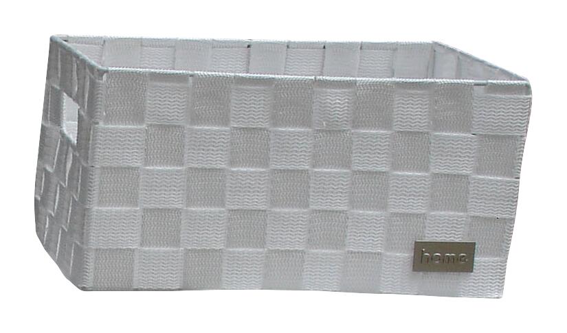 POCOline Aufbewahrungskorb weiß Nylon B/H/L: ca. 14x18x28 cm