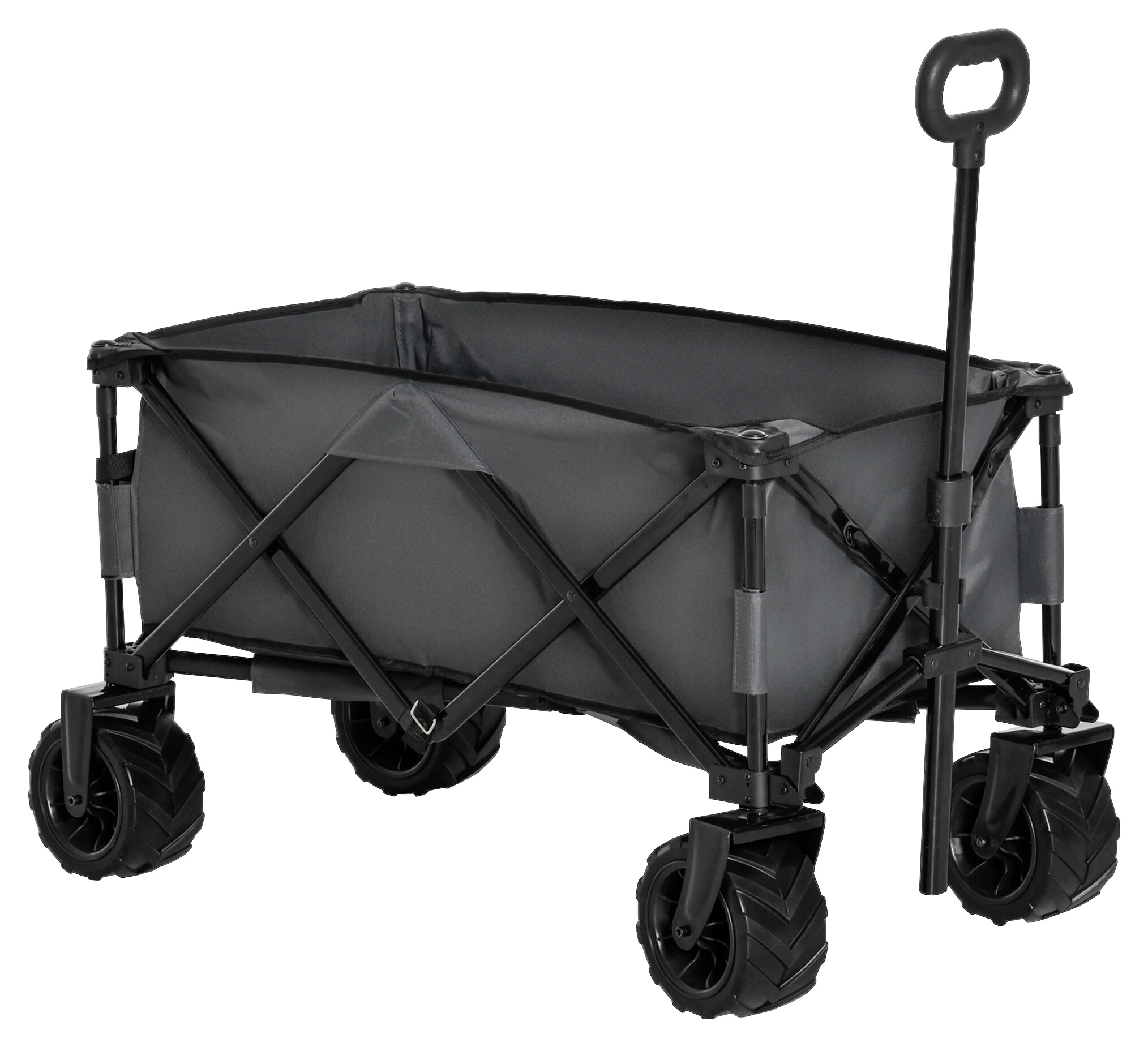 Outsunny Transportwagen grau B/H/L: ca. 55x61x108 cm