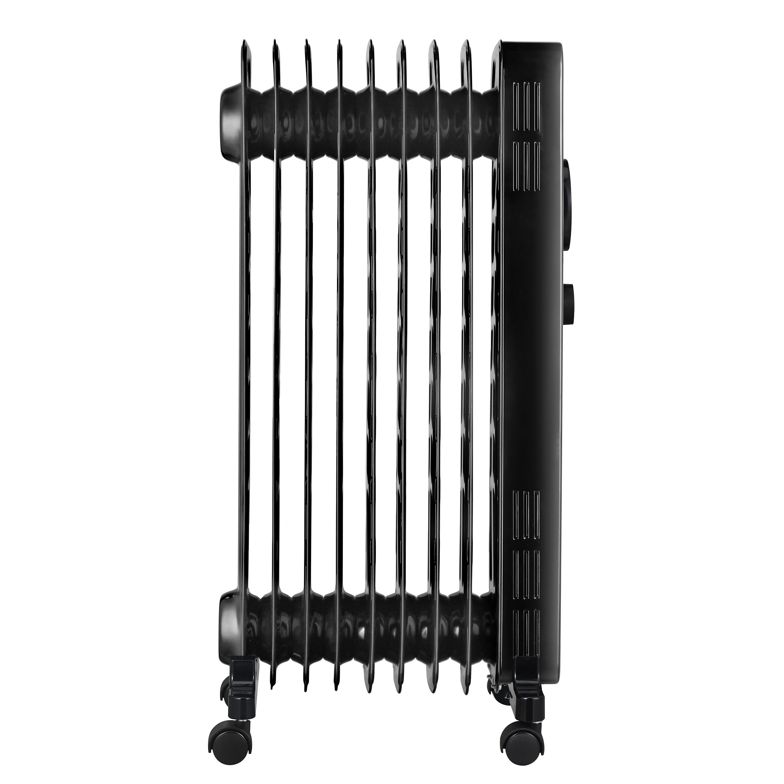 Ölradiator NY2009-22M schwarz Kunststoff Metall B/H/L: ca. 24x64x33 cm ca. 2000 W