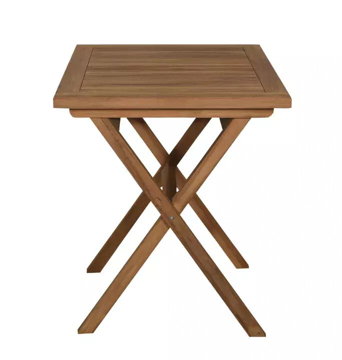deVries Tisch Woodie natur Teakholz B/H/L: ca. 60x75x60 cm