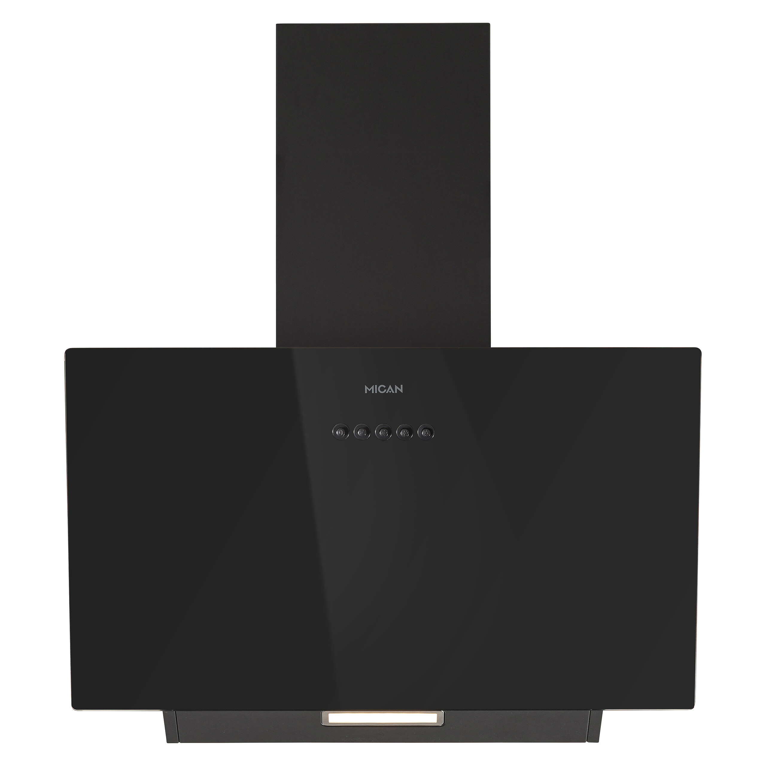 Mican Dunstabzugshaube KHA400MOFSA schwarz Metall B/H/T: ca. 60x60,5x31,5 cm